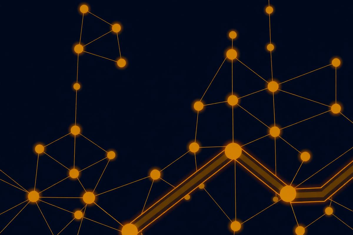 Abstract growth network pattern
